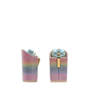 Block Heel Kit 4 Rainbow Rhinestone