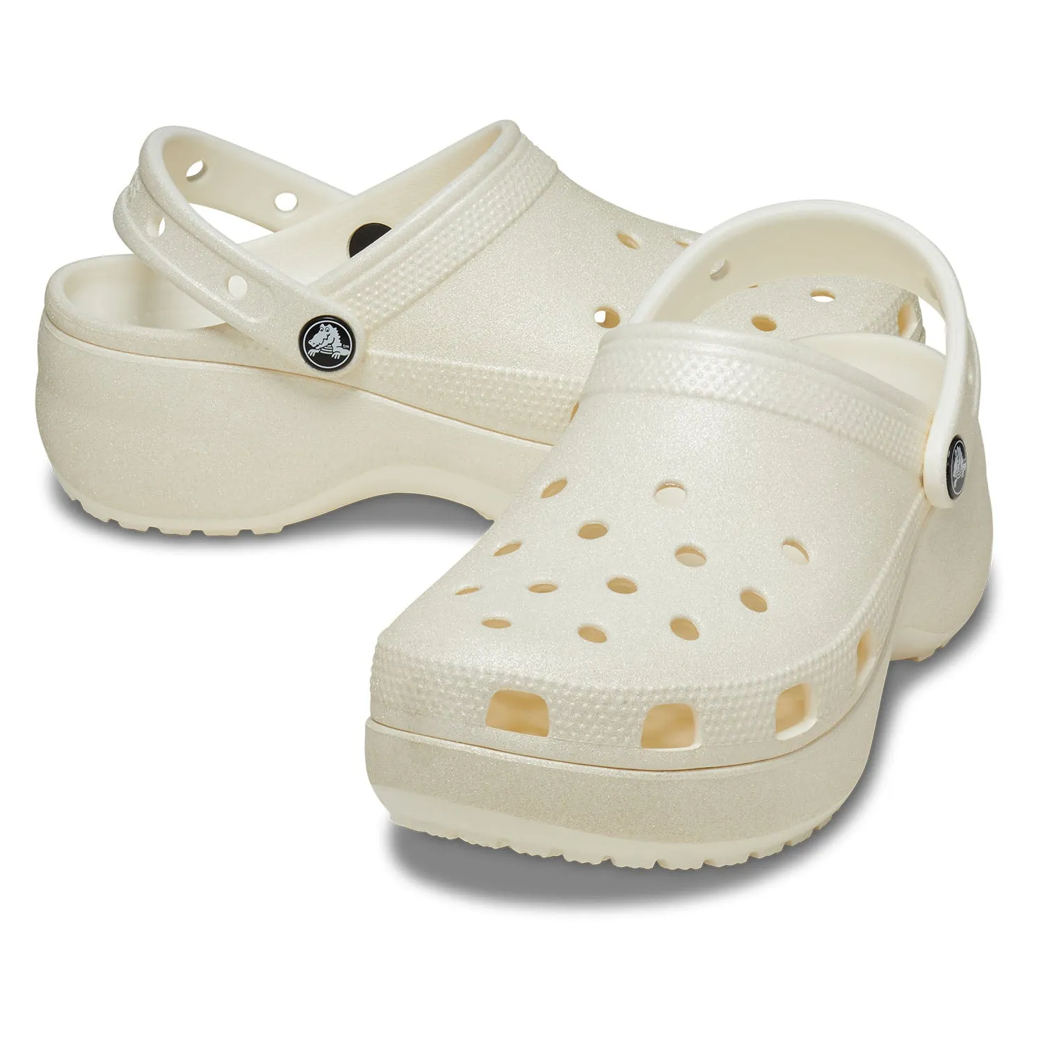 Classic Platform Glitter Clog Womens