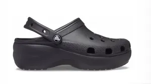 Crocs WOMEN'S CLASSIC PLAFORM CLOG Black