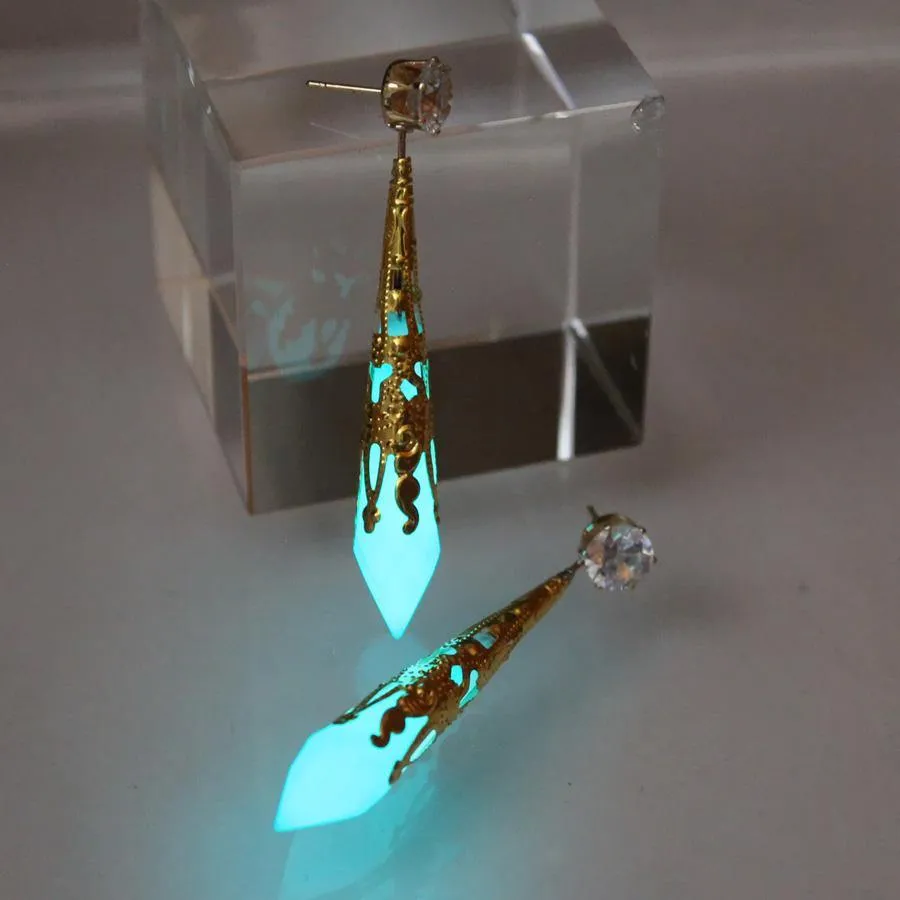 Crystal Obelisk Earrings