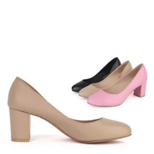 DEBBIE - chunky heel pumps