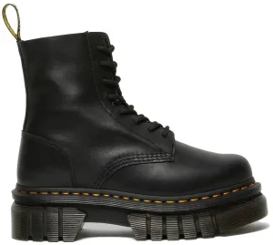 Dr. Martens Womens Audrick Black Nappa Lux Leather