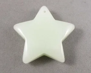 Glow in the Dark Star Beads Synth. Gemstone 25mm 1pc (6067)