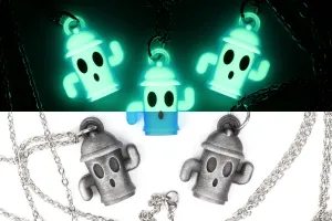 Gyroid Glow Charm Necklace - Animal Crossing New Horizons