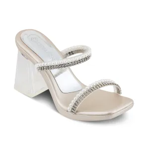 MARGARET- PEARL BLOCK HEELS