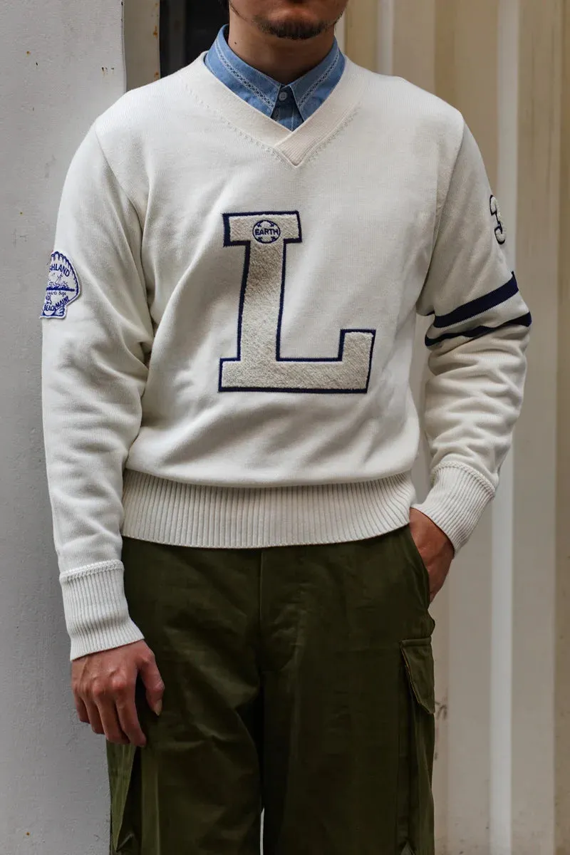 Men's Embroidered Letter Sweatshirt