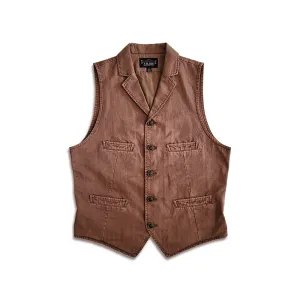 Men's Herringbone Notch Lapel Vest