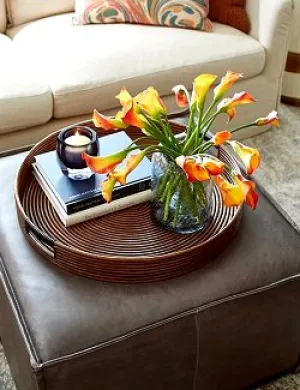 South Pacific Bamboo Centerpiece/Serving Trays