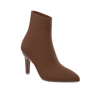 The Bootie Walnut Knit   Stiletto Heel Kit 4 Walnut