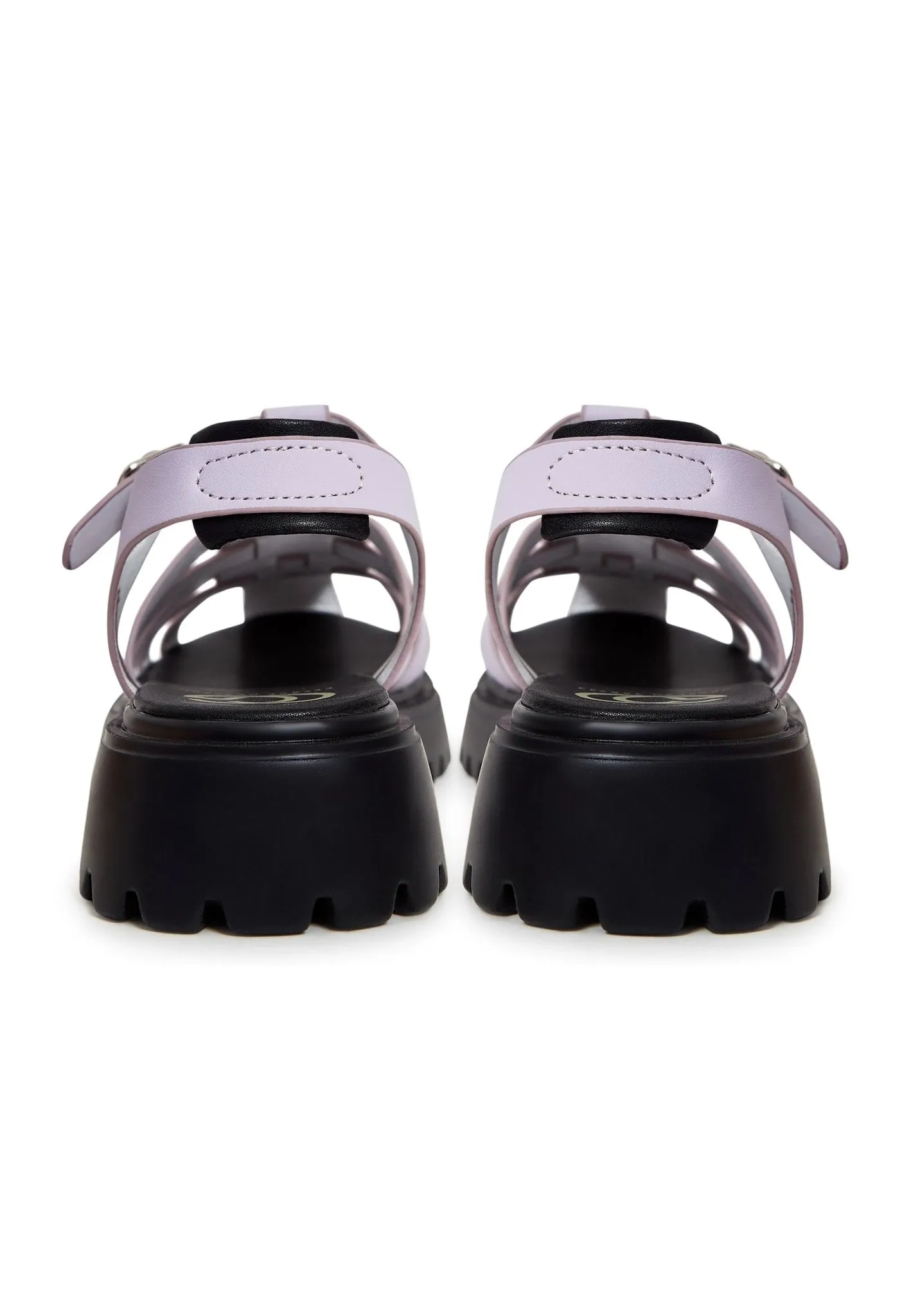 Urban Block Heel Sandals - Lilac