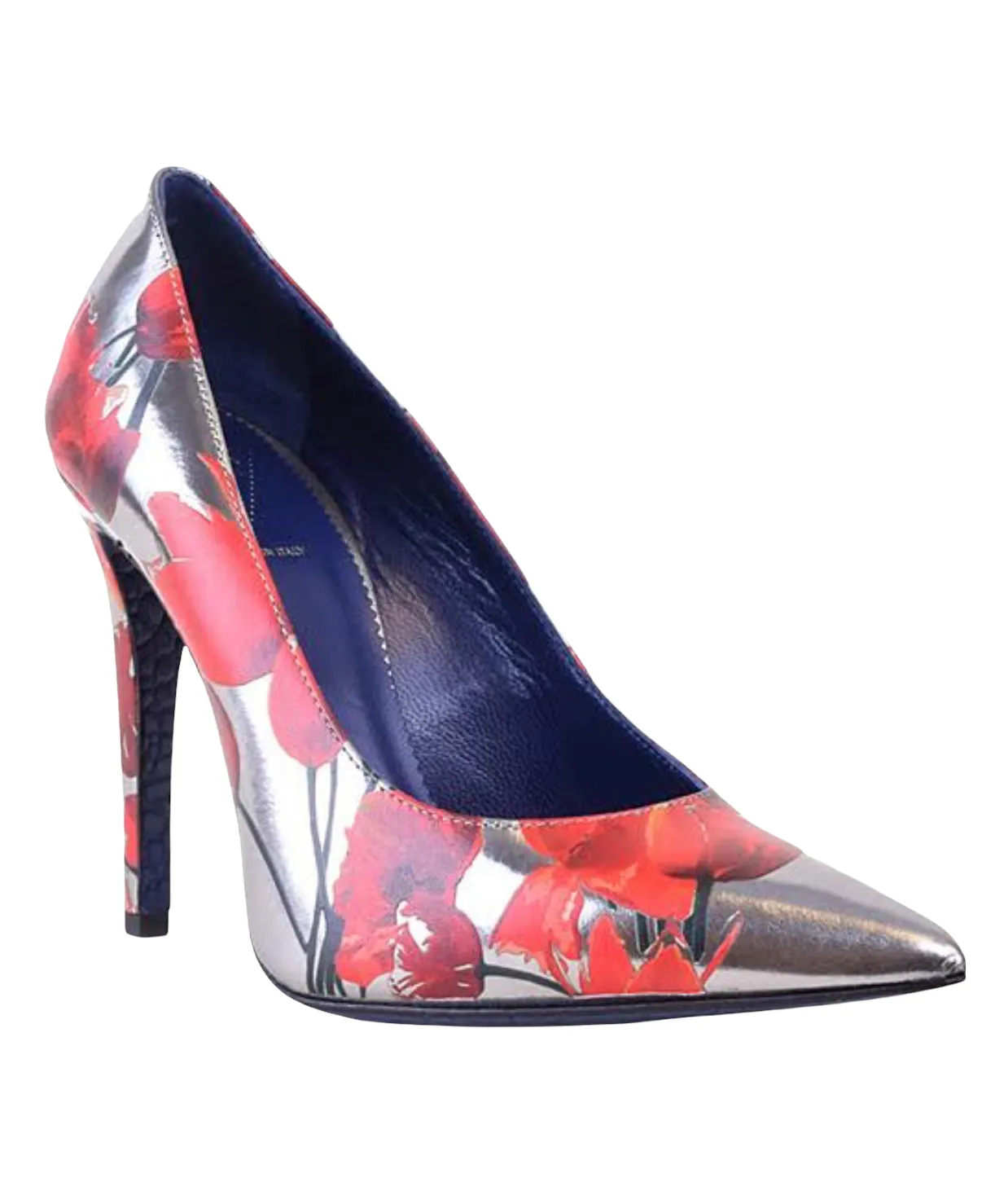 Valentina Rangoni Romantico Printed Stiletto Pump. Aluminio Tulipani. Size 7.5